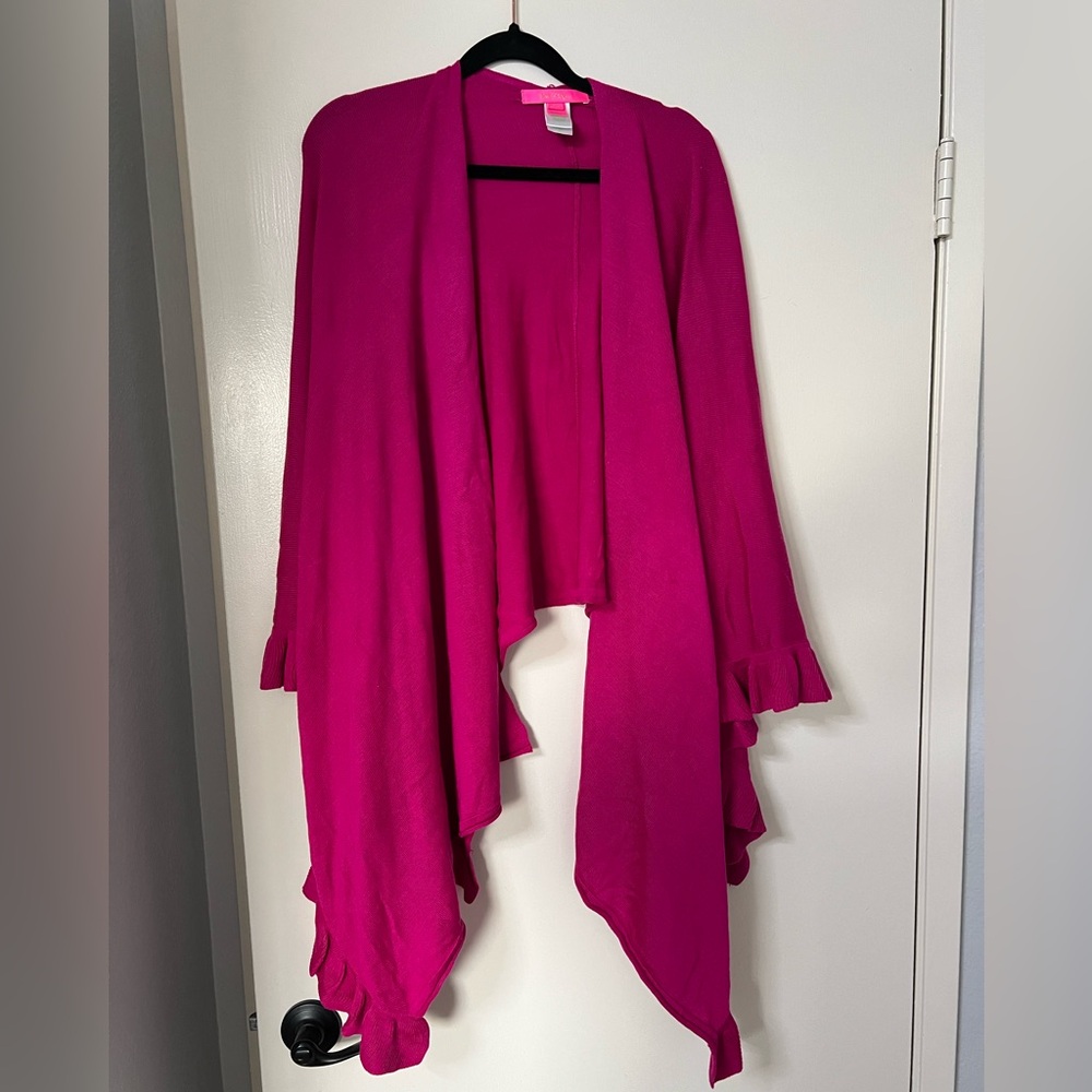 EUC Lilly Pulitzer Sweatwr Shawl/Wrap